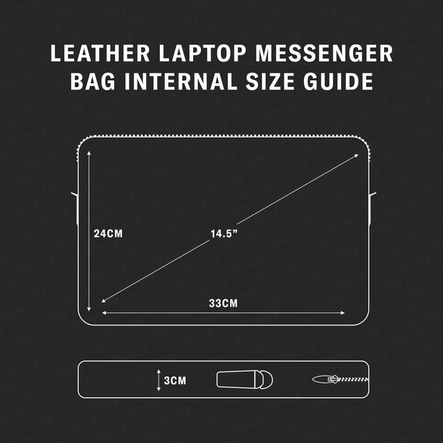 Leather Messenger Bag Dimensions