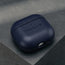 Blue Leather Case for AirPods (4th Gen)