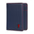 Bifold Leather Wallet (with RFID Protection) - Navy Blue