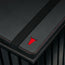 Black with Red Detail Leather Case for iPad Air 11