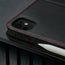 Camera cutout on the Dark Brown Leather Case for Apple iPad Pro 12.9