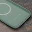 Turquoise Slimline Leather Bumper Case for iPhone 15 Pro Max