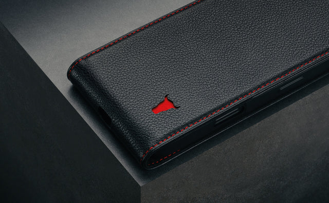 iPhone 16 Pro Leather Flip Wallet Case (MagSafe Charging) Feature Focus