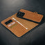 Dark Brown Leather Case for iPhone 16 Pro