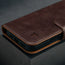 Dark Brown Leather Case for iPhone 16 Pro