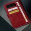 Crimson Leather Case for iPhone 16 Pro Max