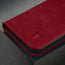 Crimson Leather Wallet Case for iPhone SE4 (2025)