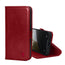 Crimson Leather Wallet Case for iPhone SE4 (2025)