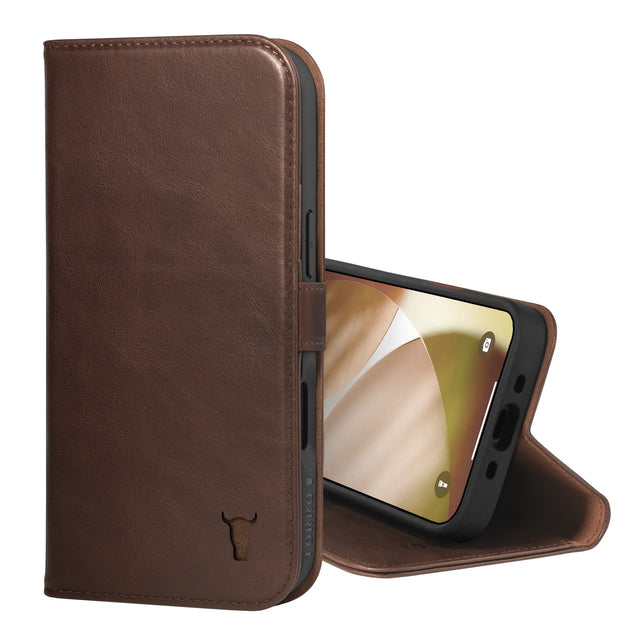Dark Brown Leather Case for iPhone 17 Air