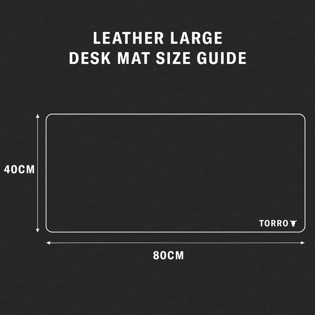 Large Leather Desk Mat Size Guide
