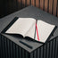 Black Leather (with Red Stitching) A4 Notebook Cover