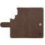 Dark Brown Nubuck Leather Cover