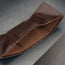 Microfibre lining of the Dark Brown Trifold Leather Wallet