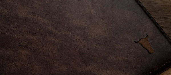 Close up of the TORRO Dark Brown Leather