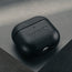 Black Leather Case for AirPods (4th Gen)