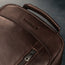 Dark Brown Leather Backpack