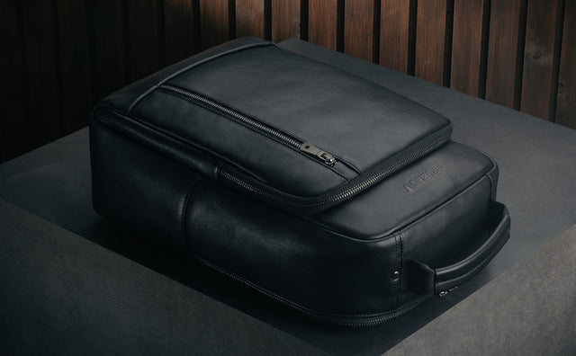 Leather Backpack Feature Focus