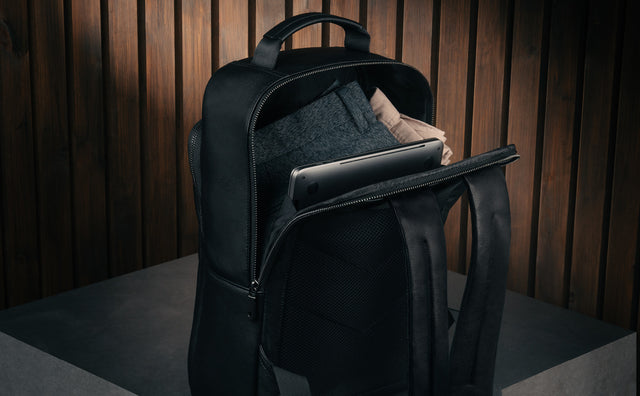 Leather Backpack Feature Focus
