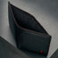 Microfibre Lined Black (with Red Stitching) Bifold Leather Wallet