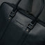 Black Leather Laptop Briefcase Bag