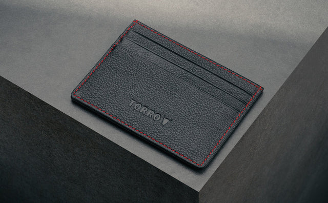 Leather Credit Card Holder Feature Focus