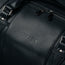 Black Leather Weekend Duffle Bag