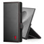Black with Red Detail Leather Case for Samsung Galaxy Z Fold8 Ultra