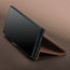 Integrated stand function on the Dark Brown Leather Case for Samsung Galaxy Z Fold8 Ultra