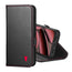 Black with Red Stitching Leather Case for the Google Pixel 11 Pro XL