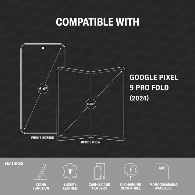 SEAHAI Google Pixel 9 Pro XL Wallet Case PU Leather Stand Case Ultra Slim Shockproof Kickstand With Credit Card Slots TPU Cover Magnetic Closure