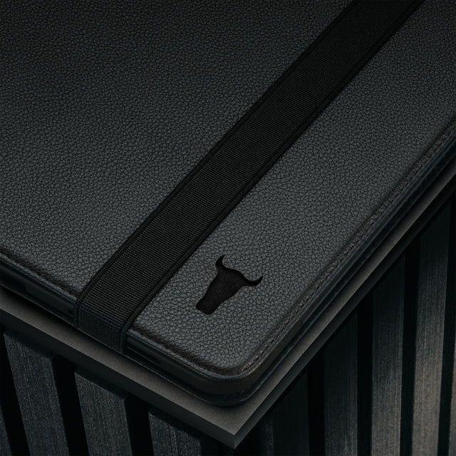 Black Leather Case for iPad Air