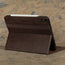 Stand function of the Dark Brown Leather Case for iPad Air 11