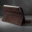 Stand functionality of the Dark Brown Leather Case for iPad Mini 6th Generation (2021)