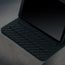 Microfibre lining and multiple viewing angles of the Black with Red Detail Leather Case for Apple iPad Mini 8