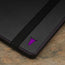 Black with Purple Detail Leather Case for Apple iPad Pro 11