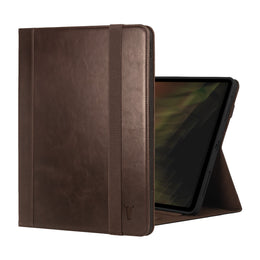 Dark Brown Leather Case for Apple iPad Pro 12.9" (2024)