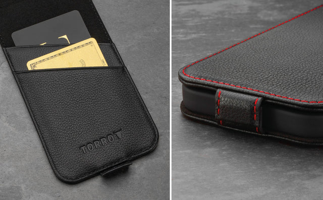 iPhone 12 / 12 Pro Leather Flip Case (MagSafe Charging) Feature Focus