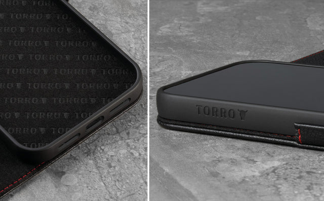 iPhone 13 Leather Case (with Stand function) Feature Focus