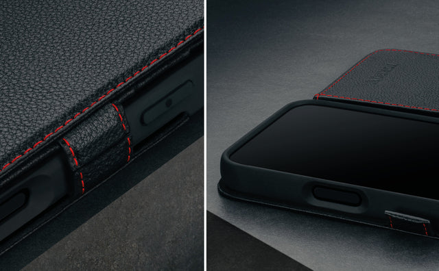 iPhone 16 Plus Leather Wallet Case (MagSafe Charging) Feature Focus