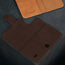 Dark Brown Nubuck Leather Cover