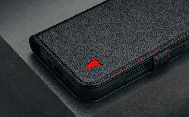 iPhone 16 Pro Max Leather Wallet Case (MagSafe Charging) Feature Focus