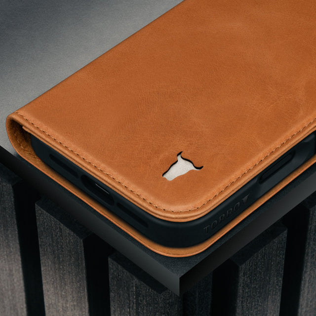 Tan Leather Case for iPhone 17 Pro