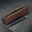 Dark Brown Leather Pencil Case