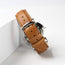 Luxury Tan Leather Watch Strap with TORRO branded stainless steel buckle