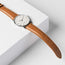 Luxury Tan Leather Watch Strap showing 7 pin holes