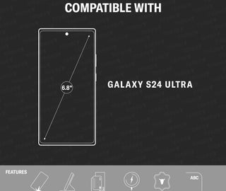 Compatibility of the Leather Wallet Case for Samsung Galaxy S24 Ultra