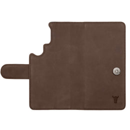 Dark Brown Nubuck Leather Cover