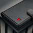 Black with Red Detail Leather Detachable Case for Galaxy S26 Ultra