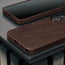 Dark Brown Leather Bumper Case for Galaxy S26 Ultra