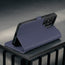 Stand function of the Violet Leather Stand Case for Galaxy S26 Ultra